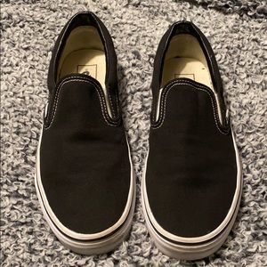 Black Slip-On Vans